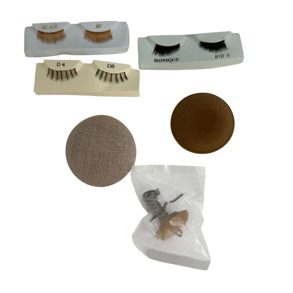 Vintage D-4 Monique KD‎ 1420 Multi Length Tapered Doll Eye Lashes Lot NOS